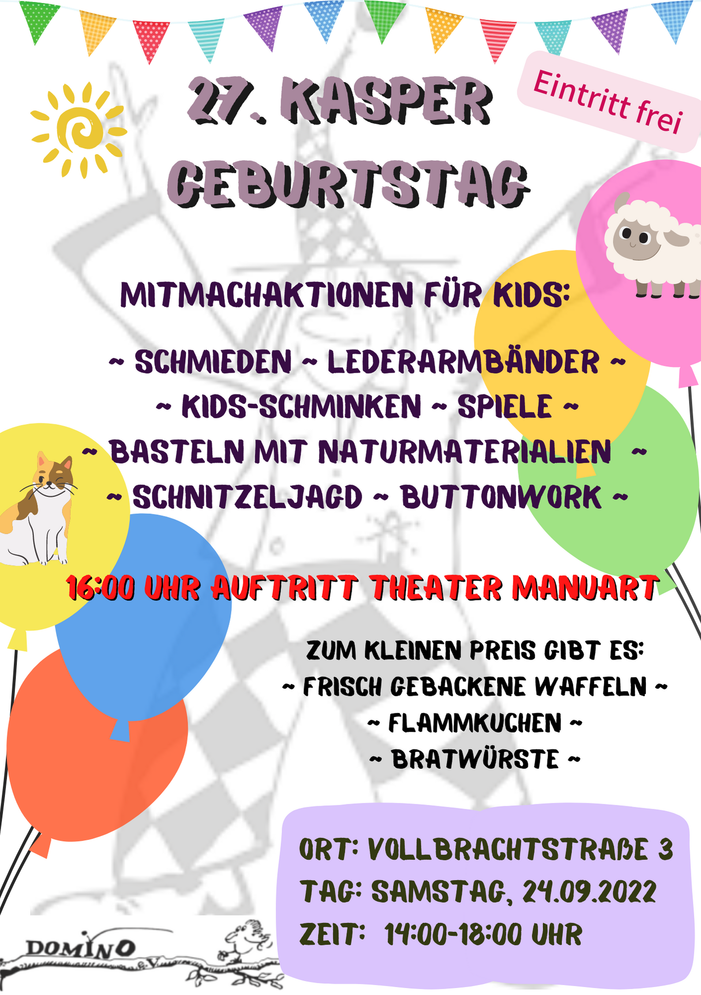 Plakat Straßenfest Am Fuchsgrund