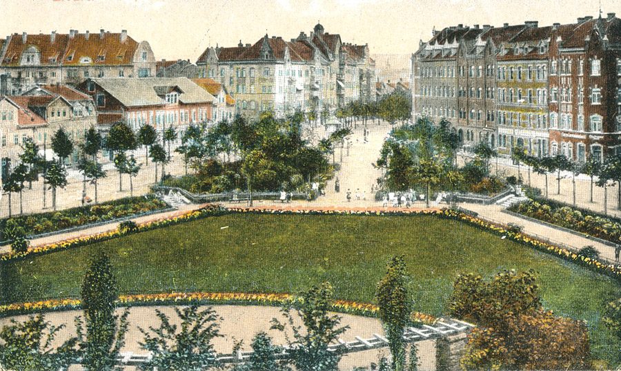 Nordpark um 1914, heutiger Ilversgehofener Platz