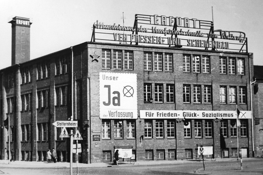 VEB Pressen- und Scherenbau 1968, ehemals Maschinenfabrik Pels